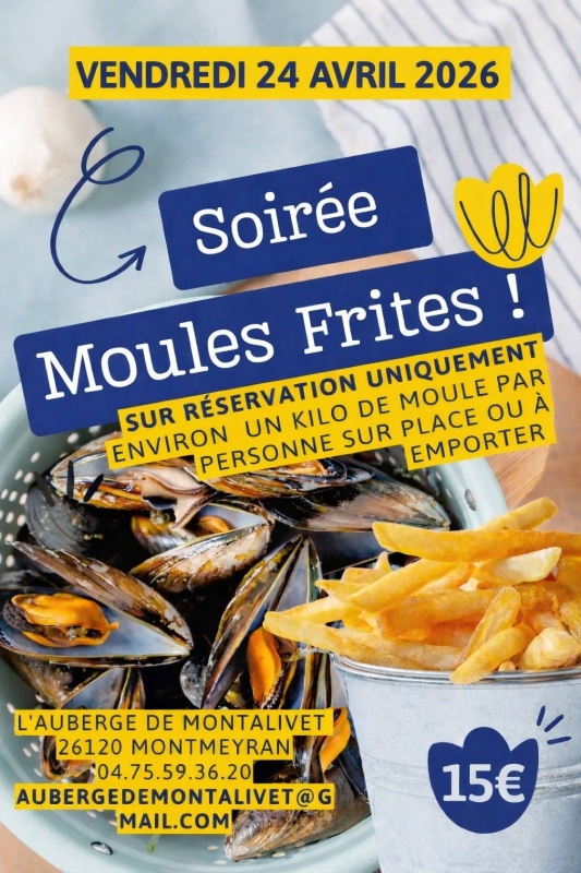 evenements - Auberge De Montalivet - Restaurant Montmeyran - Restaurant livron sur Drome - top resto MONTMEYRAN